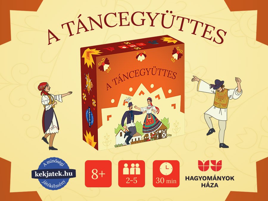 táncegyüttes társasjáték